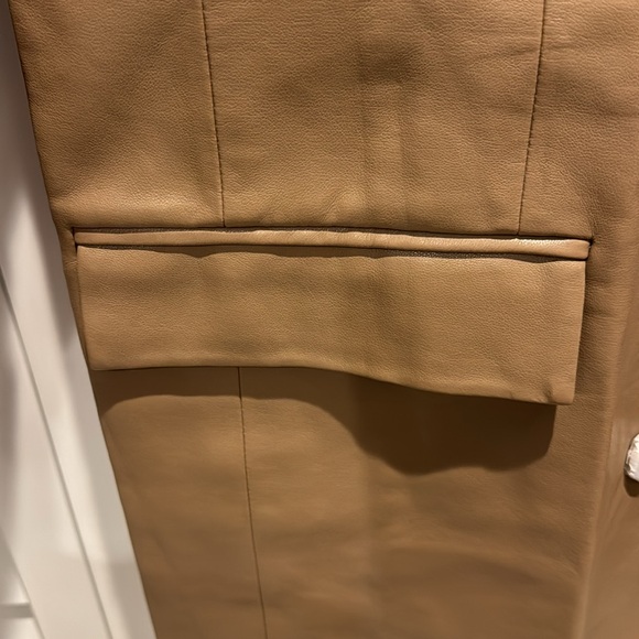 Pistola NWT Roman Oversize Faux Leather Jacket in a Taupe color - Picture 11 of 14